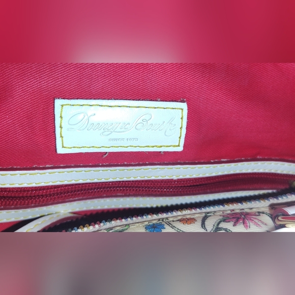 Dooney And Bourke Floral Embroidered Women's Bag - Picture 8 of 9